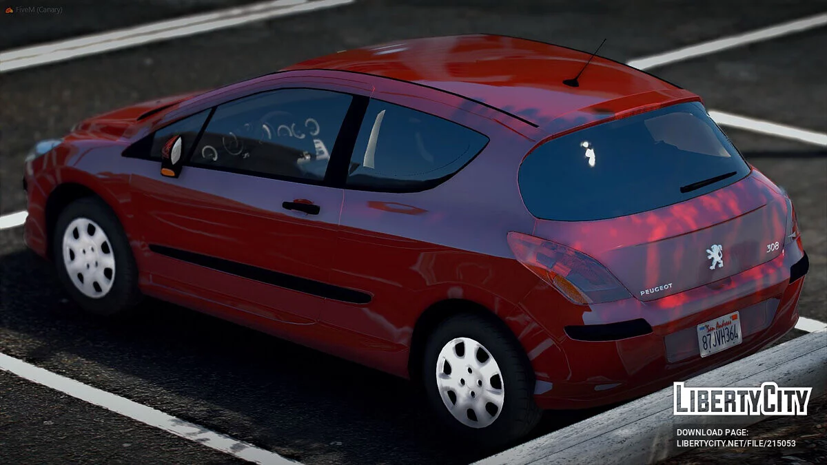 Peugeot 308 1.4 16V VTI 2008 v1.4 / GTA 5