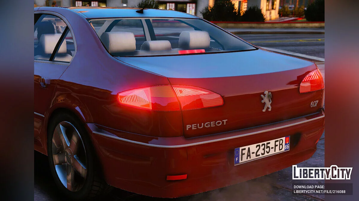 Peugeot 607 2.7 V6 hdi 2008 v.0 / GTA 5