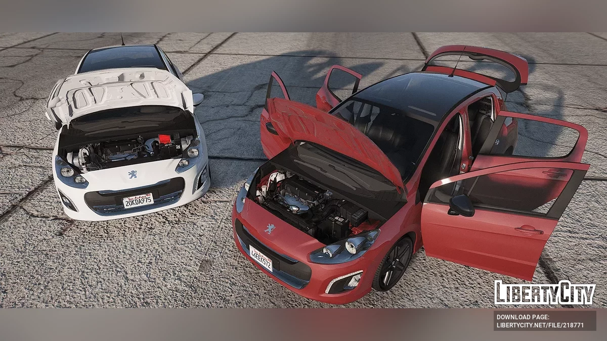 Peugeot 308 2013 Active/Allure/THP Fullpack v1.0 / GTA 5