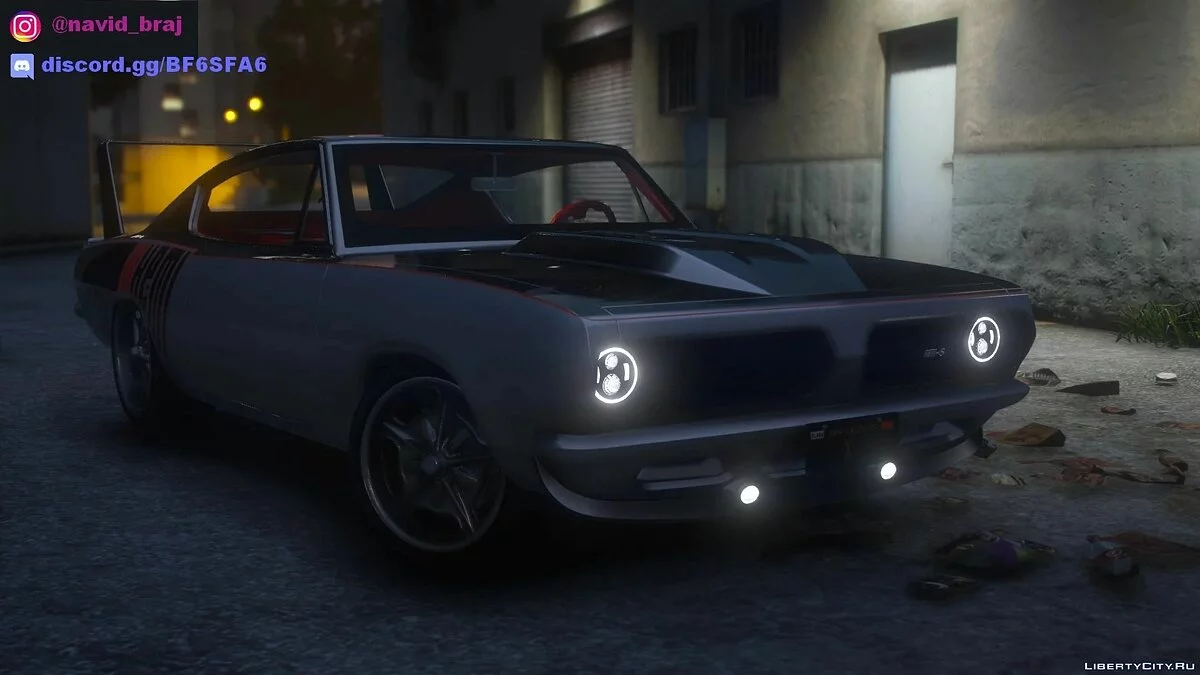 1968年普利茅斯Formula S Barracuda Hemi-S [附加] 1.0 / GTA 5