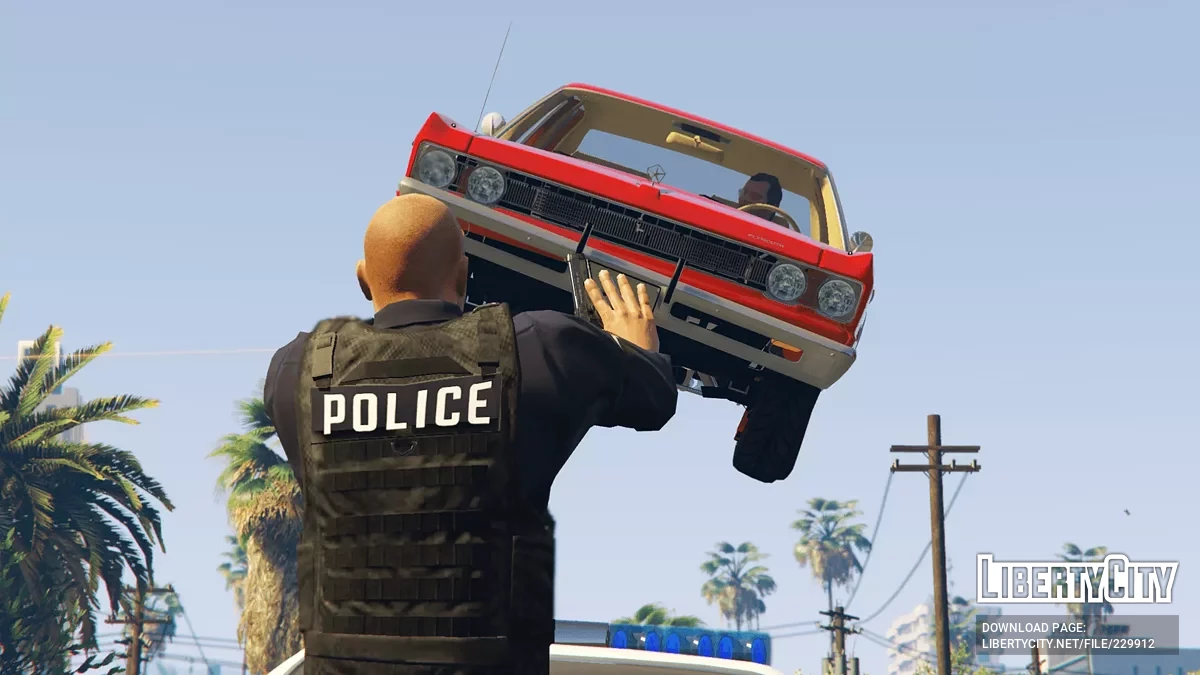 1969年普利茅斯愤怒轿车 v1.0 / GTA 5