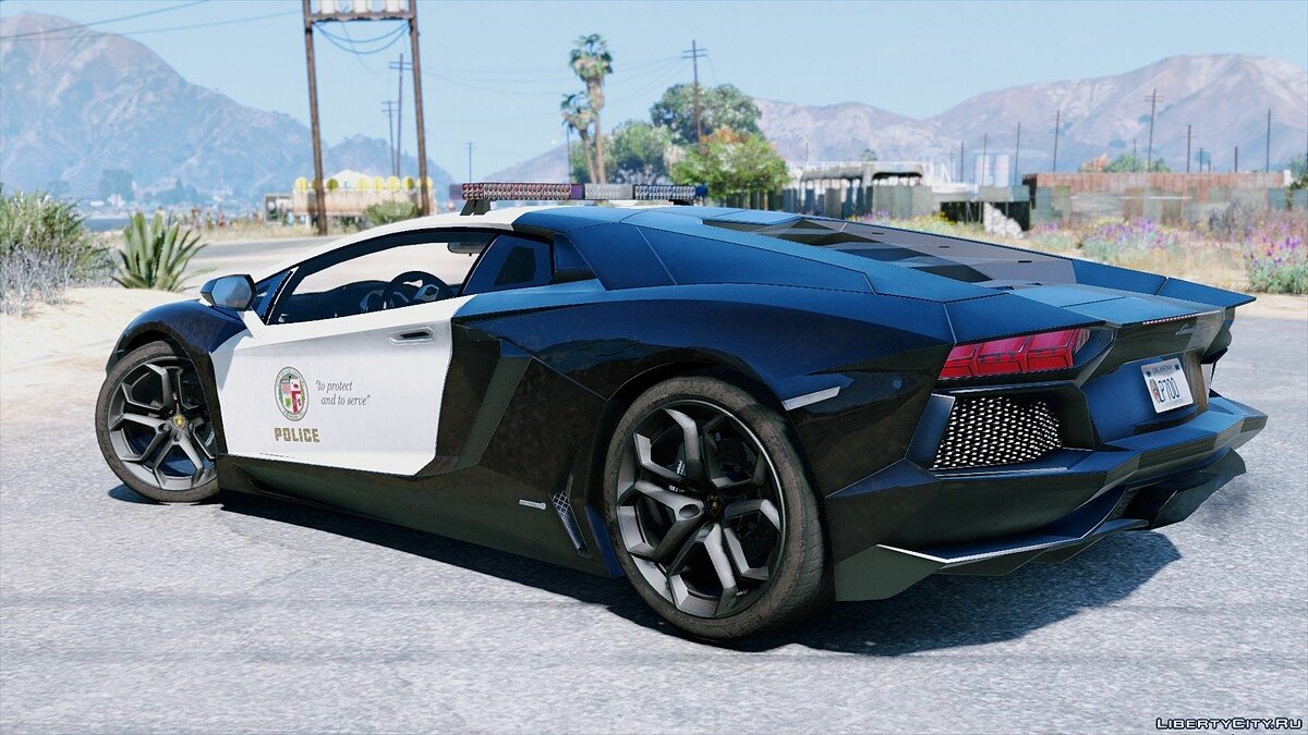 Download Police Lamborghini Aventador for GTA 5