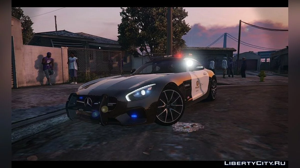 LAPD Mercedes-Benz AMG GT 2016 / GTA 5