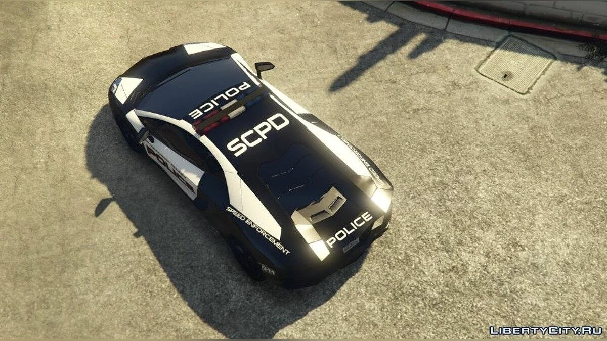 Need For Speed Hot Pursuit - Поліція Lamborghini Aventador / GTA 5