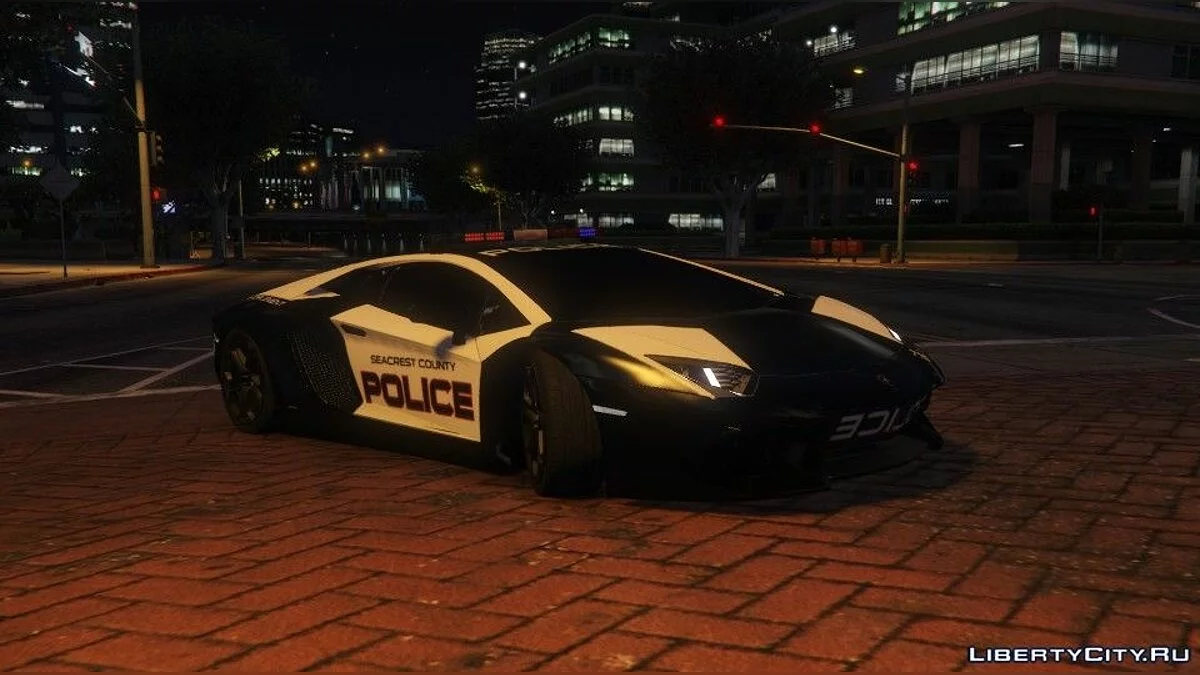 Need For Speed Hot Pursuit - Поліція Lamborghini Aventador / GTA 5