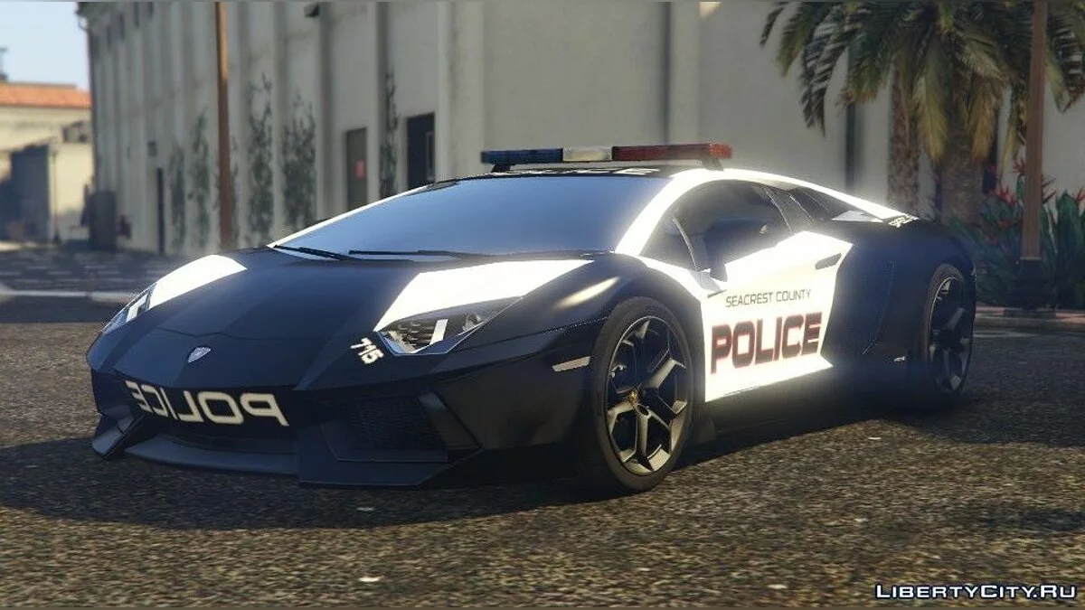 Need For Speed Hot Pursuit - Поліція Lamborghini Aventador / GTA 5