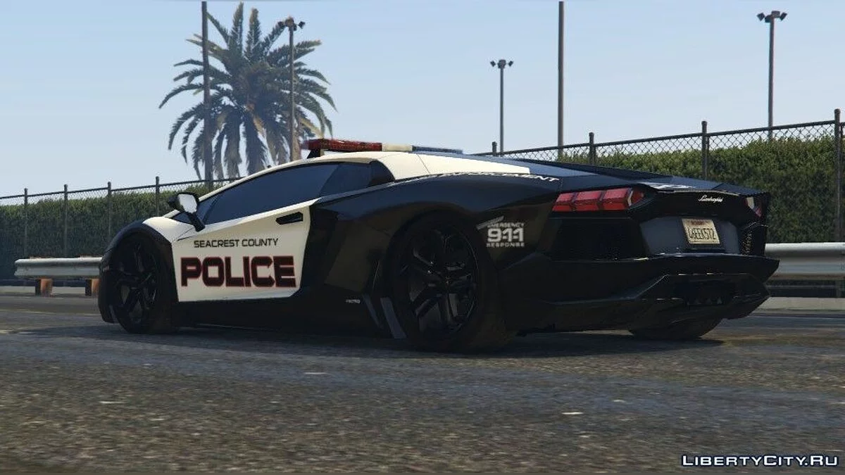 Need For Speed Hot Pursuit - Поліція Lamborghini Aventador / GTA 5