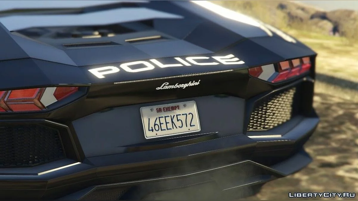 Need For Speed Hot Pursuit - Поліція Lamborghini Aventador / GTA 5