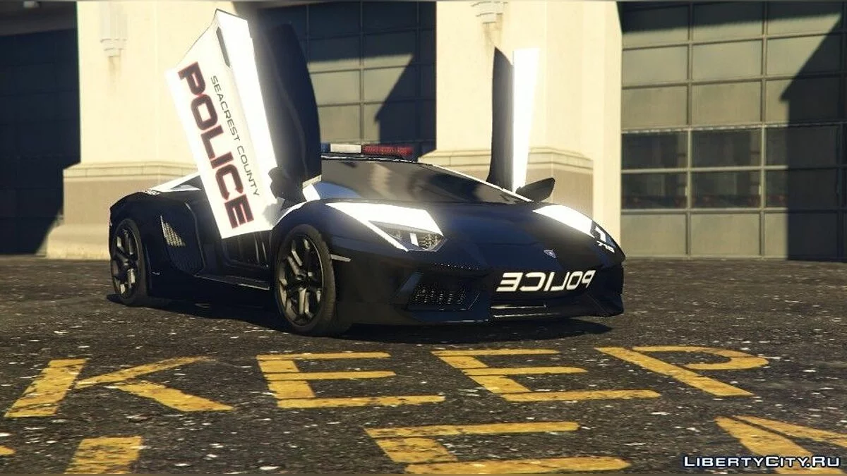 Need For Speed Hot Pursuit - Поліція Lamborghini Aventador / GTA 5