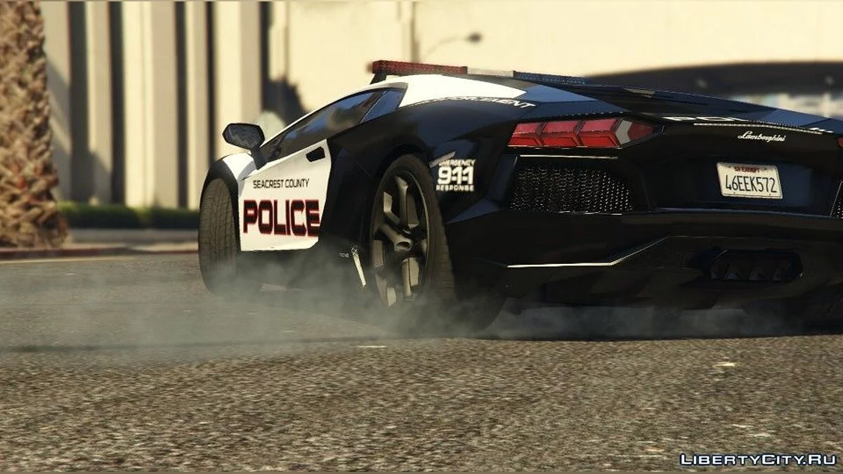 Need For Speed Hot Pursuit - Поліція Lamborghini Aventador / GTA 5