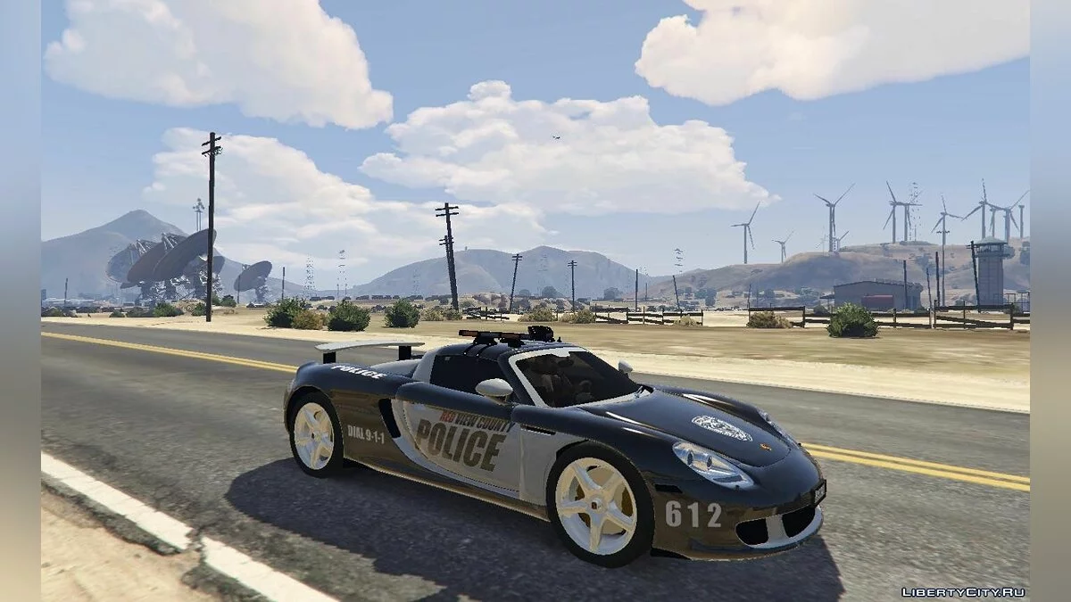 Porsche Carrera GT Cop 1.1 / GTA 5