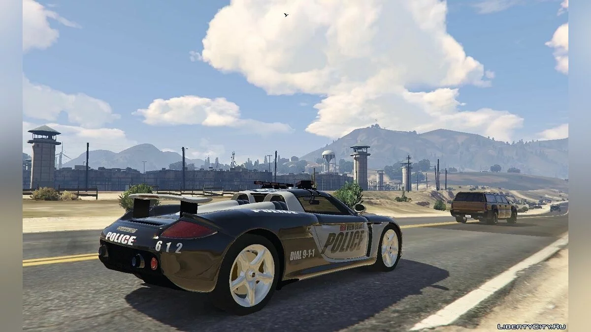 Porsche Carrera GT Cop 1.1 / GTA 5