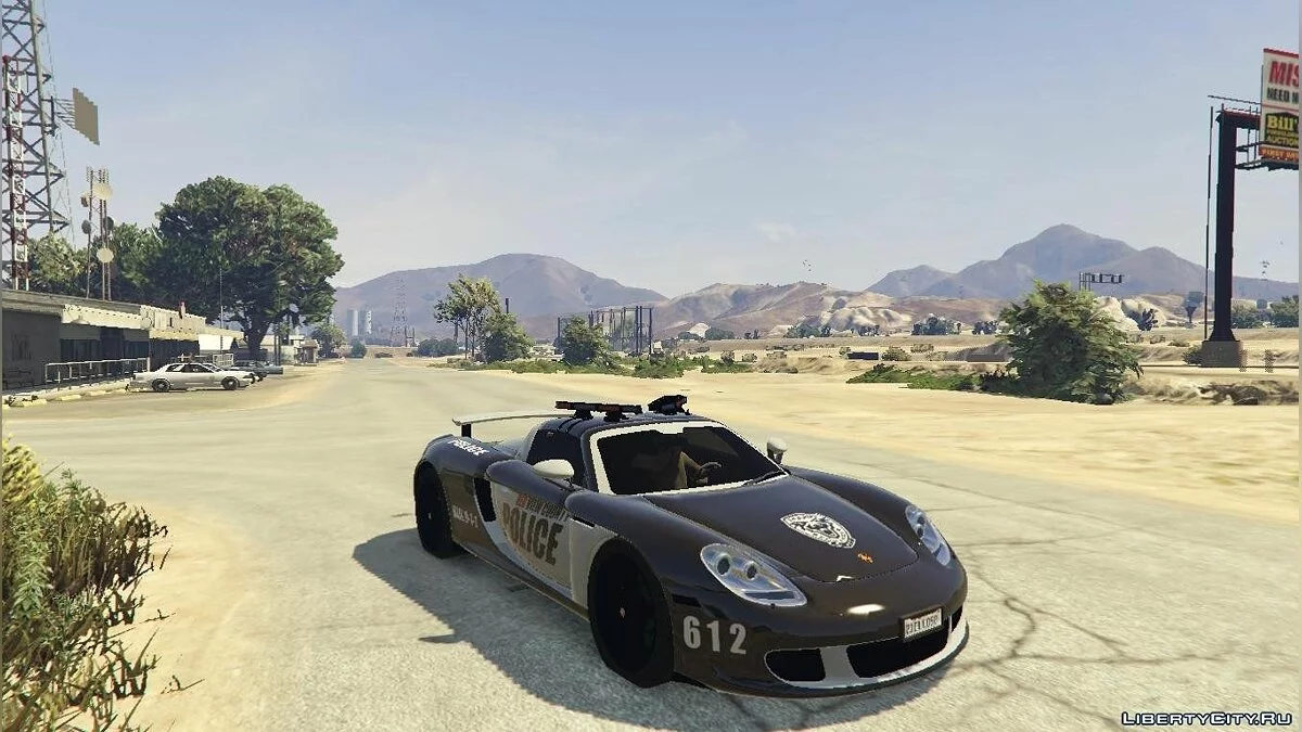 Porsche Carrera GT Cop 1.1 / GTA 5