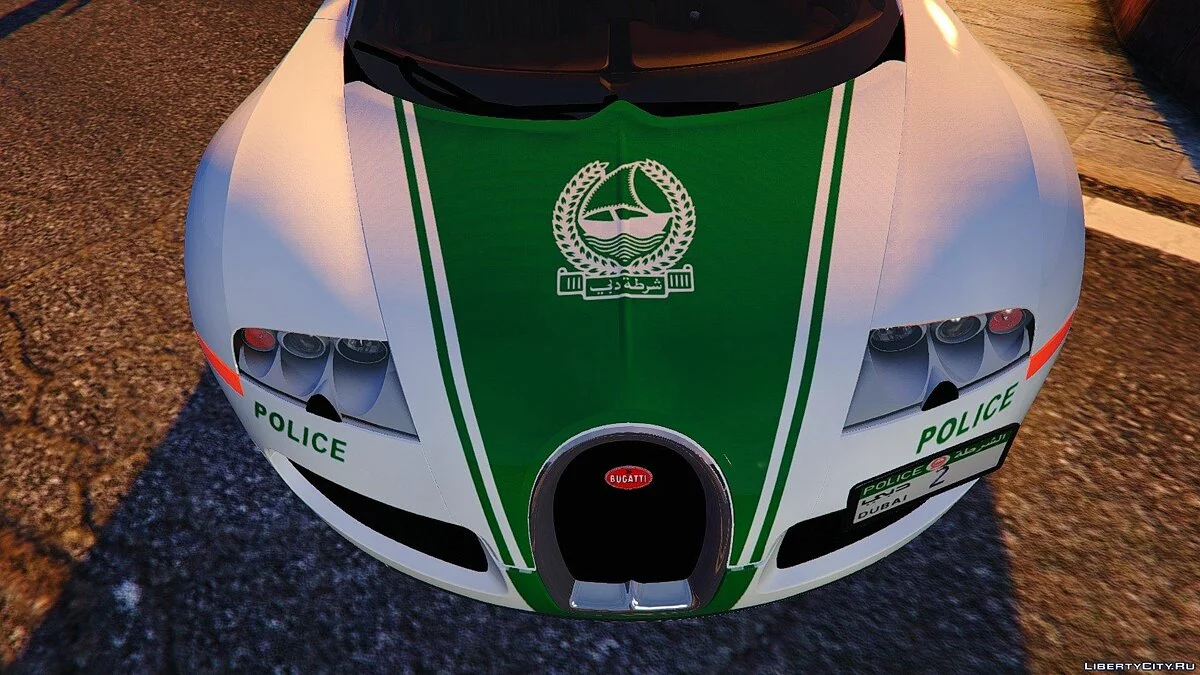 Bugatti Veyron - Dubai Police [4K] 1.0 / GTA 5