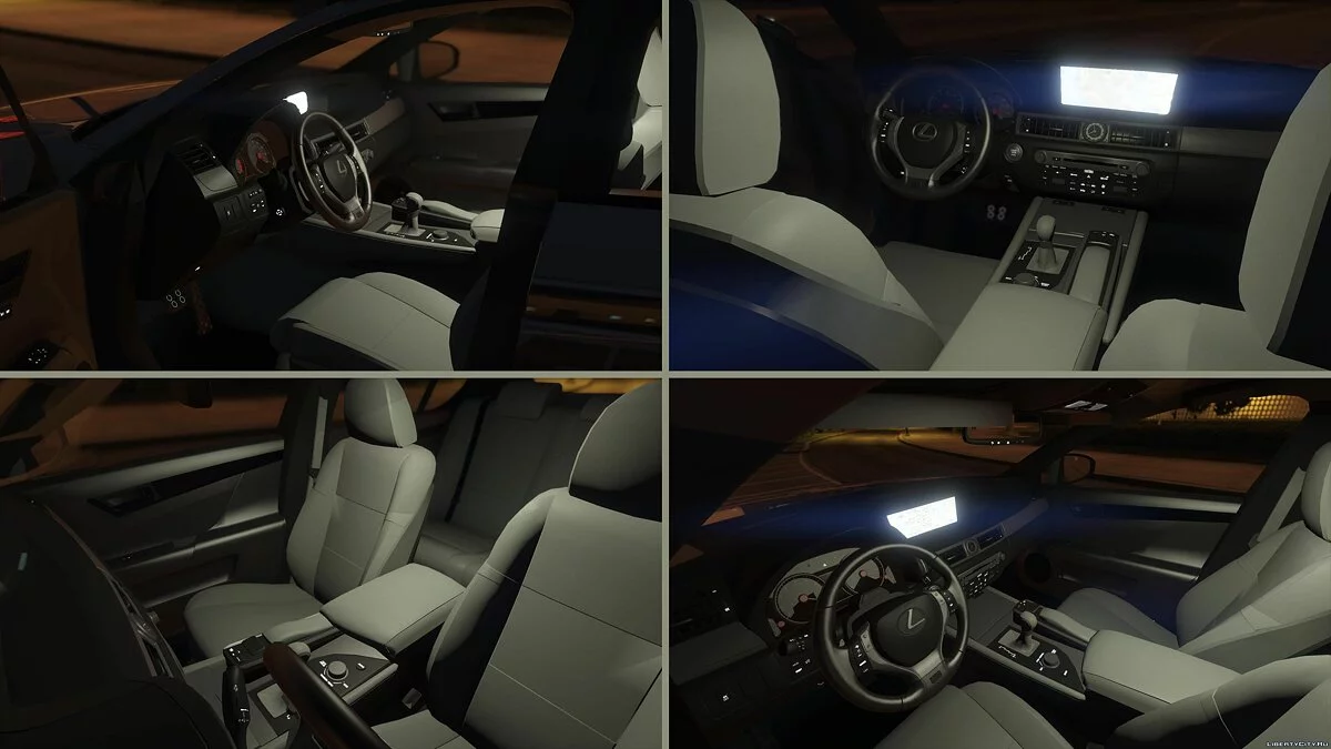 雷克萨斯 GS 350 警察 + 模板 [调校 / NFS 处理 / 声音] / GTA 5