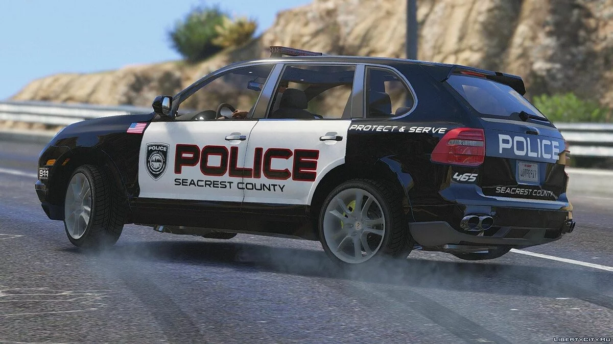 Porsche Cayenne - Need for Speed Hot Pursuit Police + Template / GTA 5