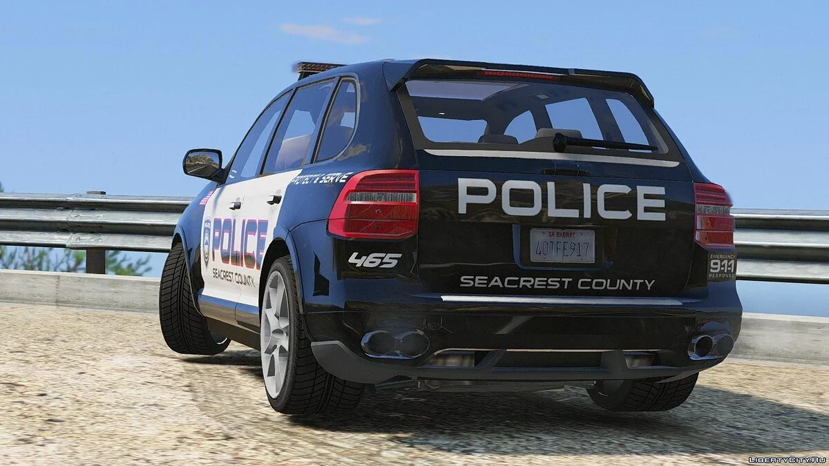 Porsche Cayenne - Need for Speed Hot Pursuit Police + Template / GTA 5