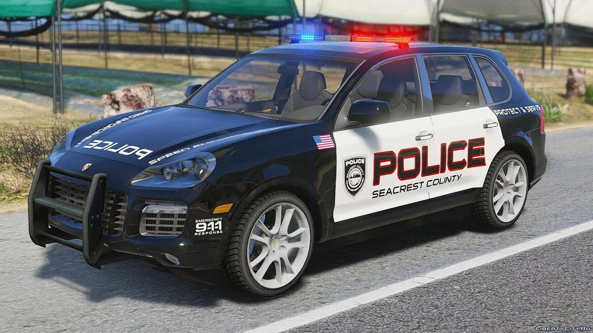 Porsche Cayenne - Need for Speed Hot Pursuit Police + Template / GTA 5