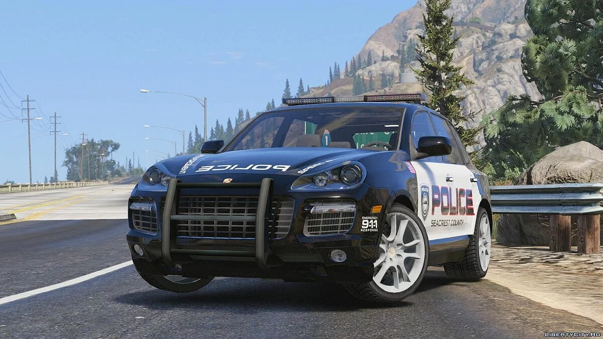 Porsche Cayenne - Need for Speed Hot Pursuit Police + Template / GTA 5