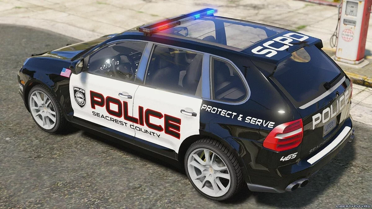 Porsche Cayenne - Need for Speed Hot Pursuit Police + Template / GTA 5