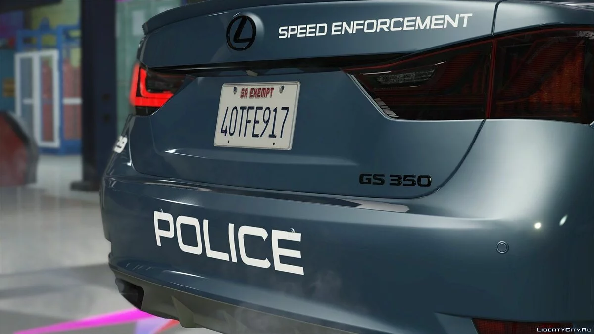 Lexus GS 350 | Hot Pursuit Police [Add-On / Replace | Template] 2.0 / GTA 5