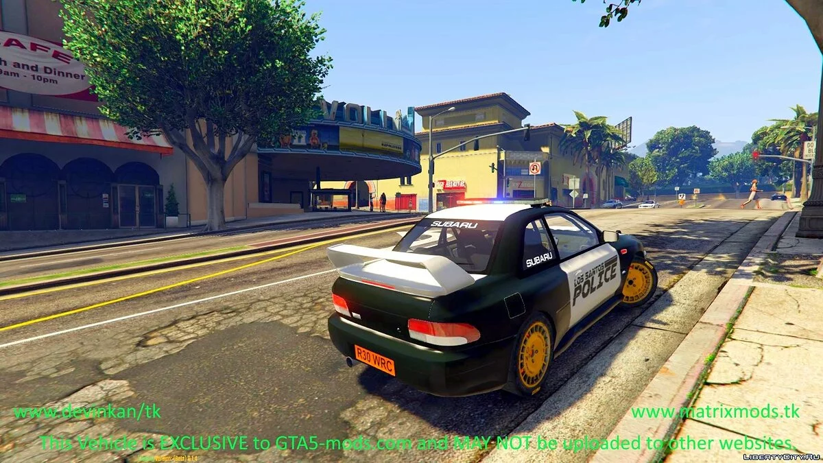 Subaru WRX STi LSPD 1998 1.0 / GTA 5