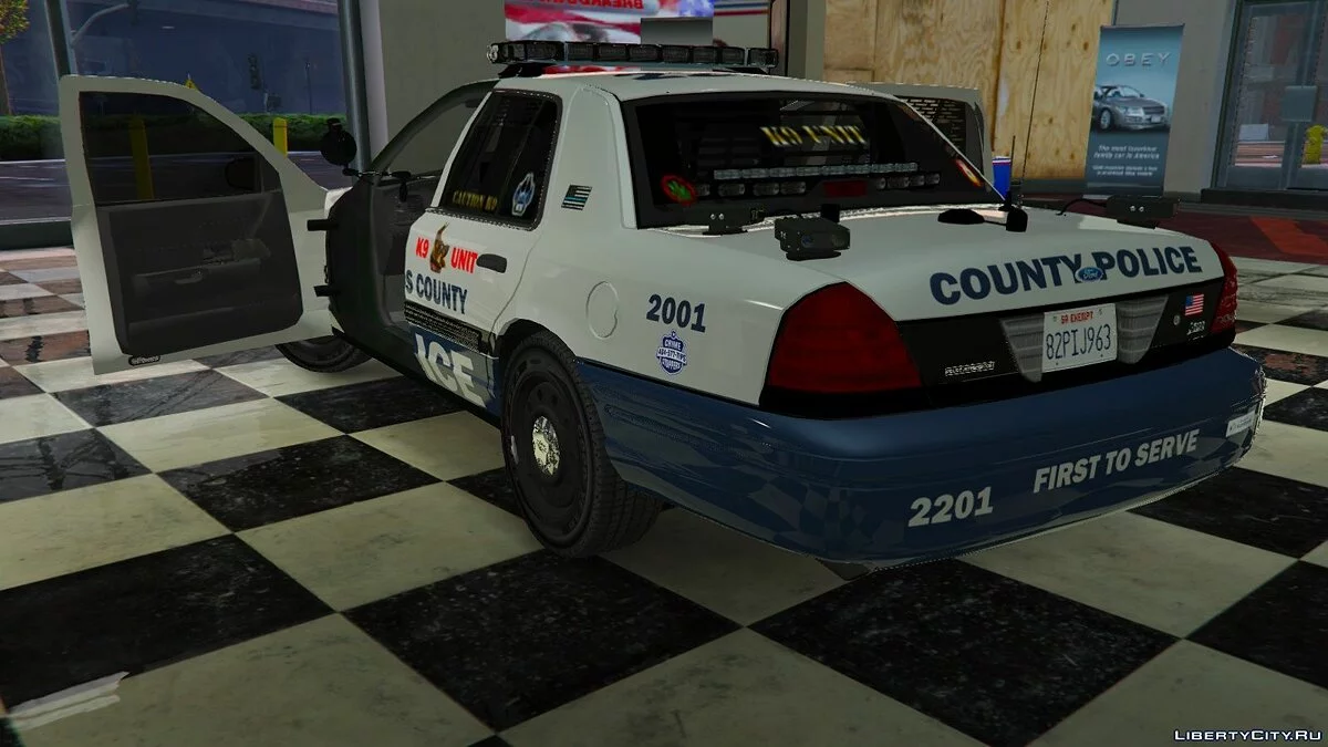 2011 Ford Crown Victoria Police Interceptor - K-9 Unit / GTA 5