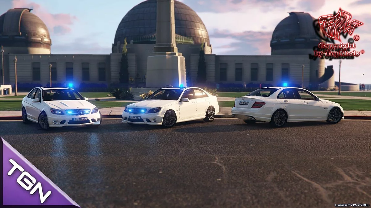 Mercedes-Benz C63 Kripo Hänsch Movia LED 1.0 / GTA 5