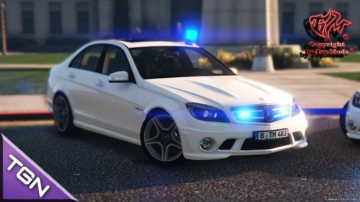 Mercedes-Benz C63 Kripo Hänsch Movia LED 1.0 / GTA 5
