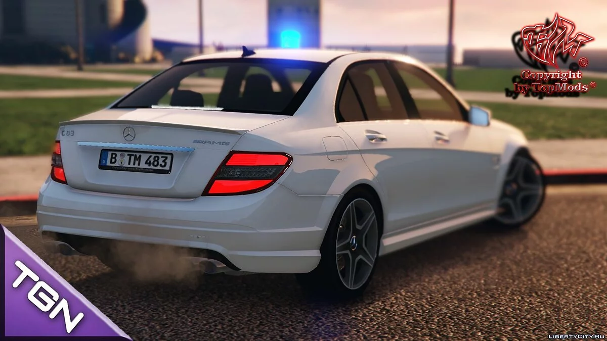 Mercedes-Benz C63 Kripo Hänsch Movia LED 1.0 / GTA 5