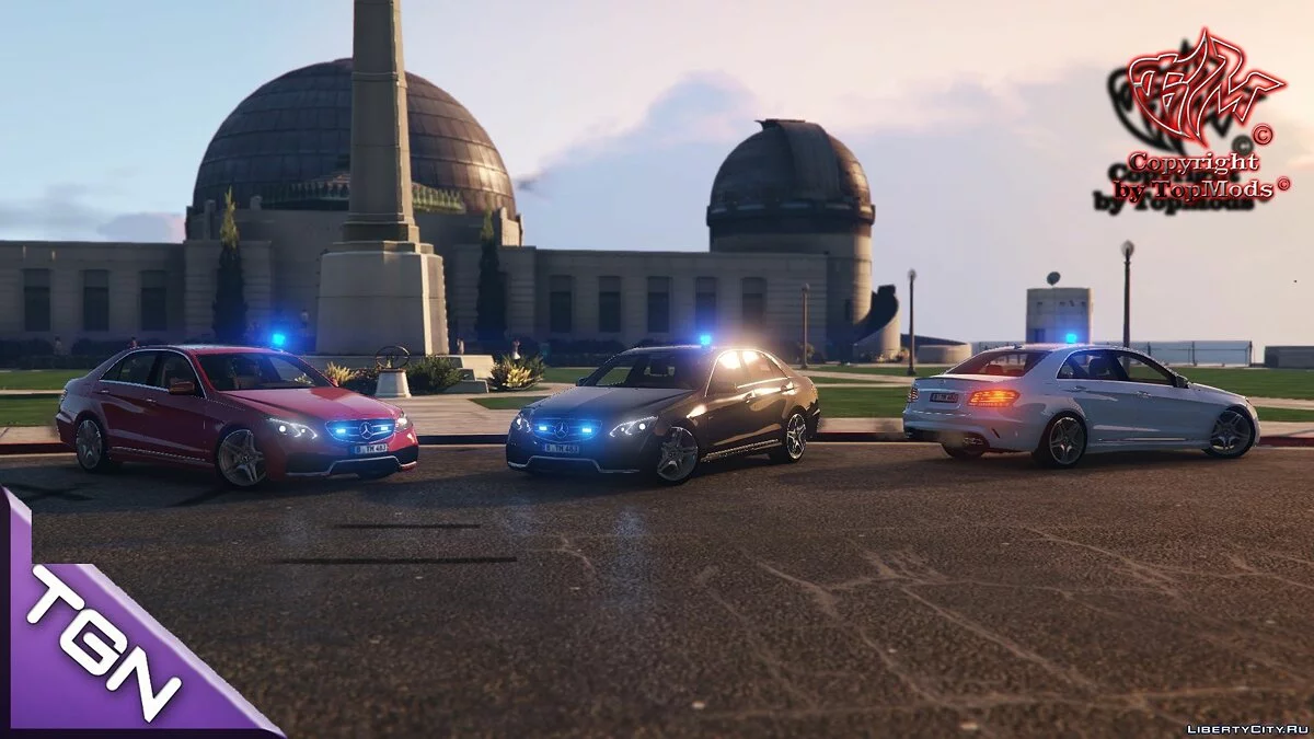 Mercedes-Benz E63 AMG Kripo Hänsch Movia LED 1.0 / GTA 5