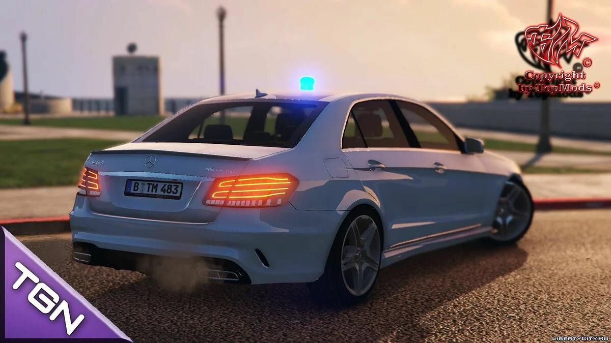 Mercedes-Benz E63 AMG Kripo Hänsch Movia LED 1.0 / GTA 5