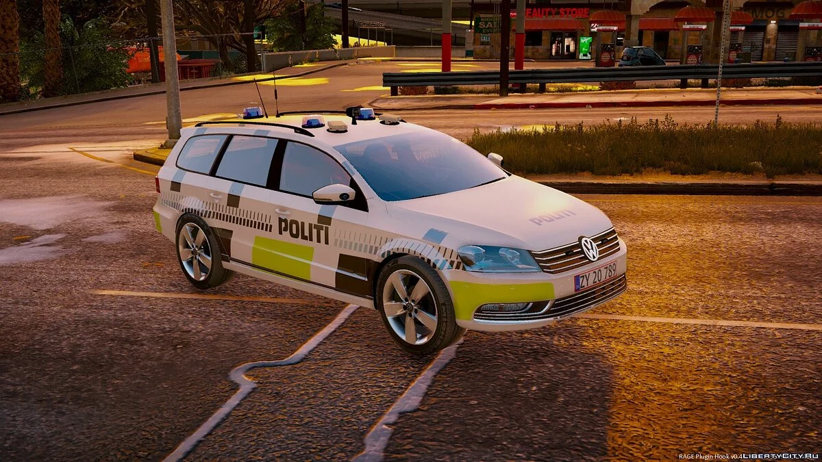 Volkswagen Passat Estate 2011 - Policía Danesa [BETA] / GTA 5