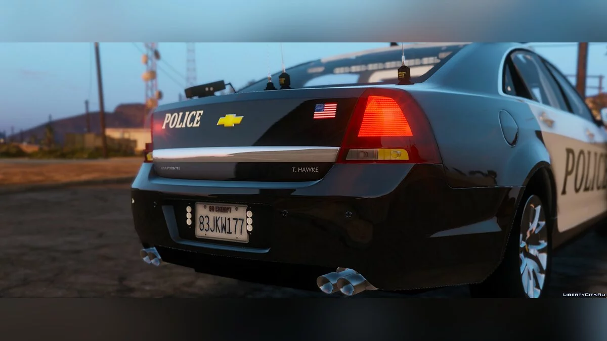 雪佛兰Caprice警车史诗灯光 [ELS] 1.1 / GTA 5