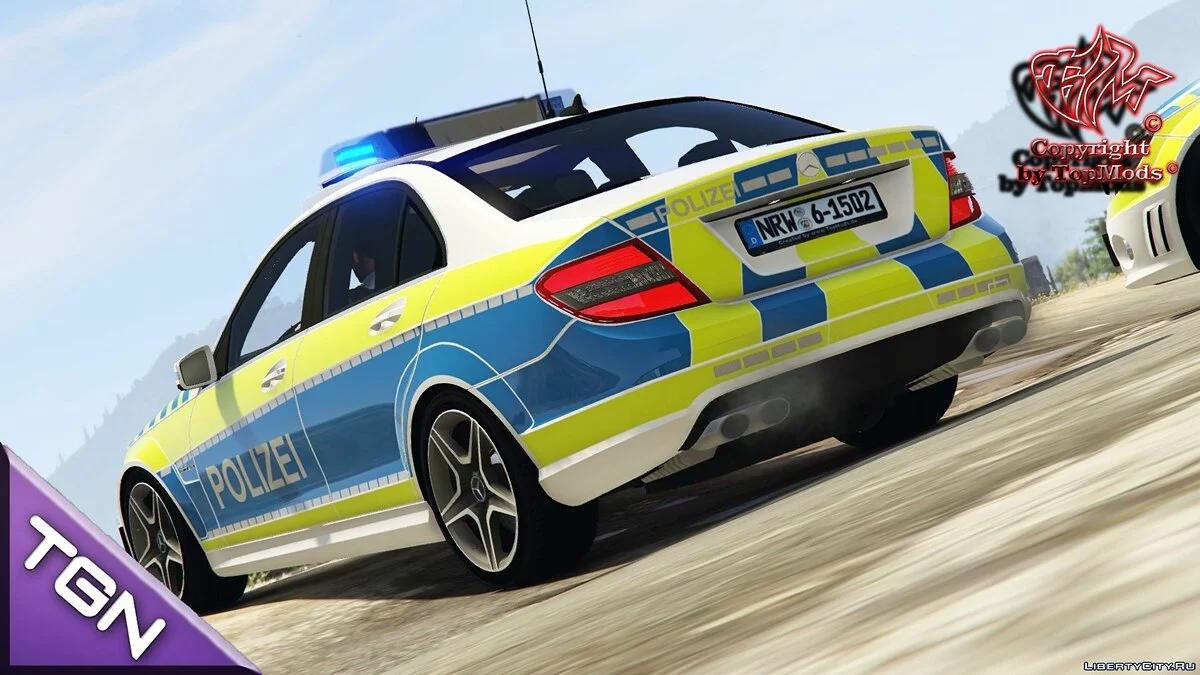 Mercedes-Benz C63 AMG Autobahnpolizei NRW 1.0 / GTA 5