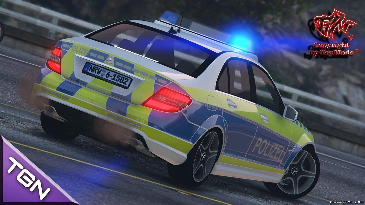 Mercedes-Benz C63 AMG Autobahnpolizei NRW 1.0 / GTA 5