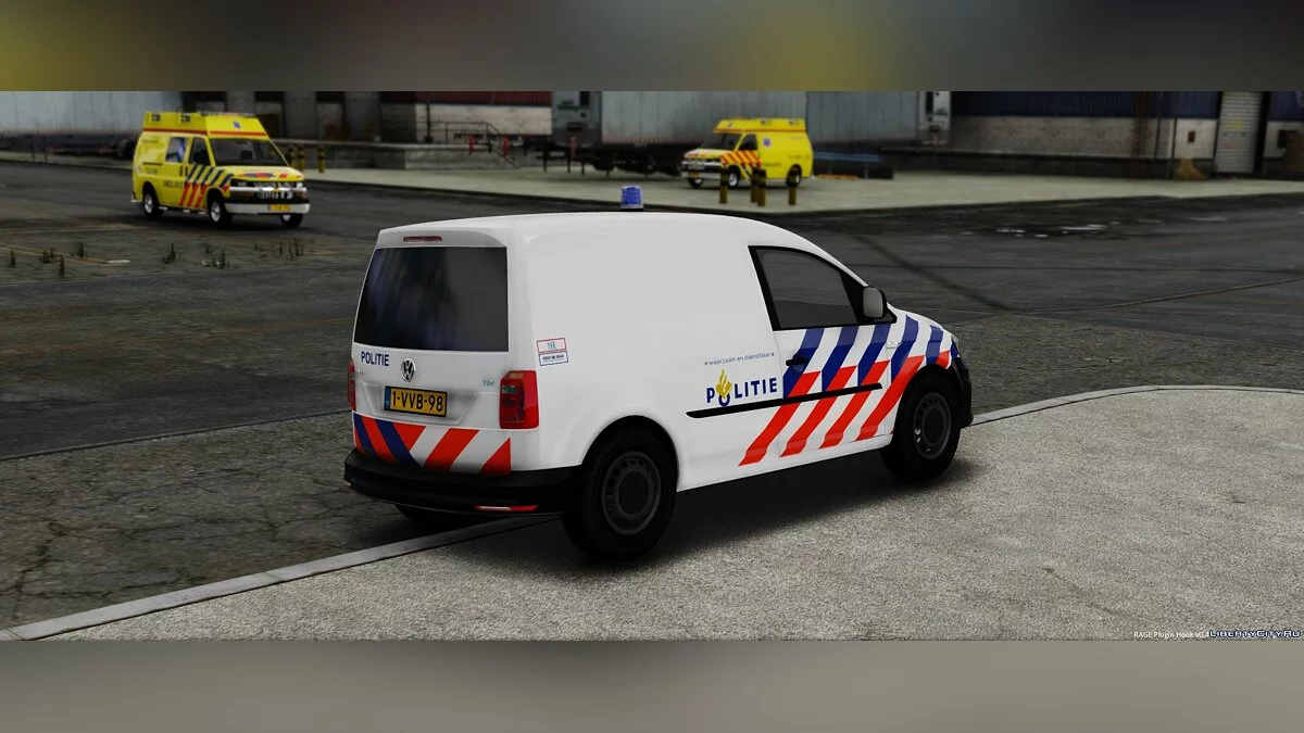 Volkswagen Caddy Niederländische Polizei 1.1 / GTA 5