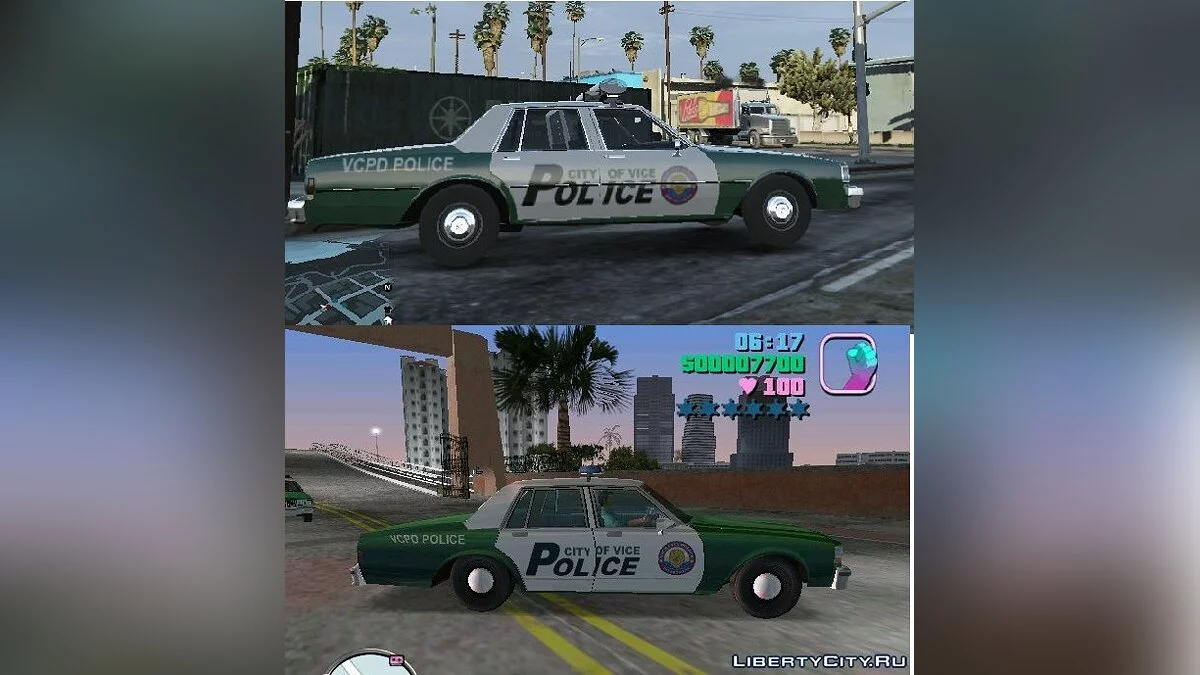 1989 Chevrolet Caprice 9C1 - VICE CITY Police Department (Cars from GTA Vice City Deluxe) / GTA 5