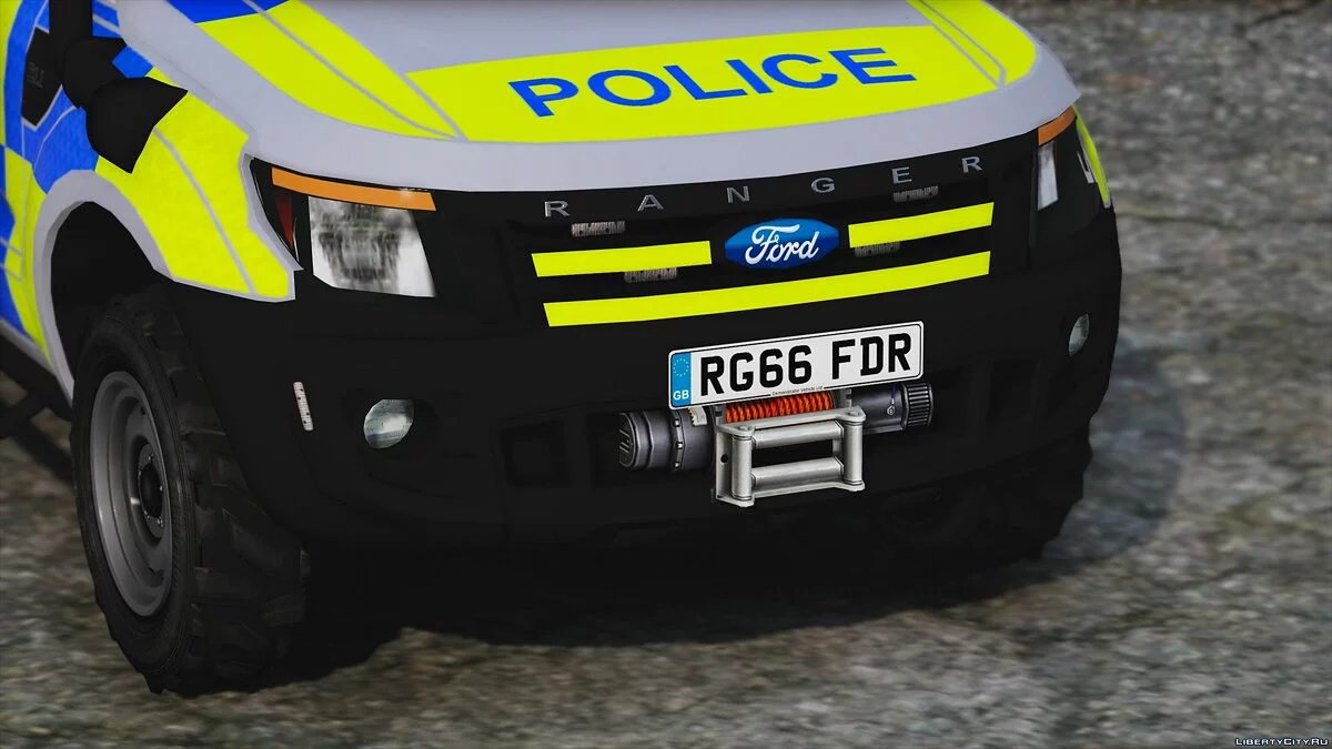 Ford Ranger de Policía 2014 [ELS] 1.0 / GTA 5