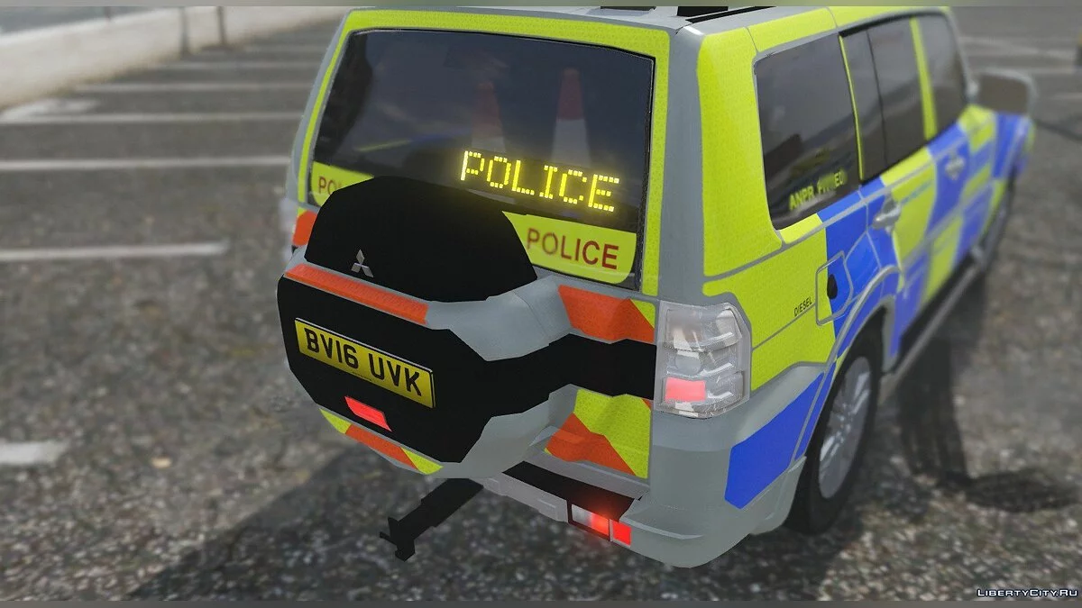 شرطة العاصمة 2016 ميتسوبيشي شوجون مرور 4X4 [ELS] / جي تي أي 5