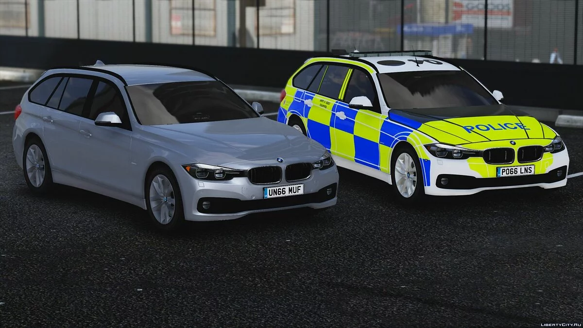 Policía BMW 330D Touring 2016/2017 [ELS] 1.0 / GTA 5