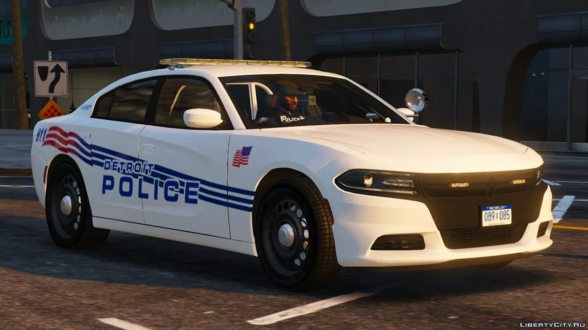 Detroit PD 2016 Dodge Charger PPV [ELS] [FINAL] / GTA 5