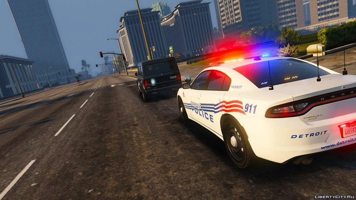 Detroit PD 2016 Dodge Charger PPV [ELS] [FINAL] / GTA 5