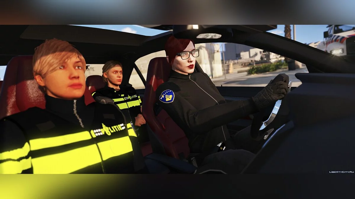 梅赛德斯-奔驰 C63 AMG 无标警车 [ELS] 1.1 / GTA 5