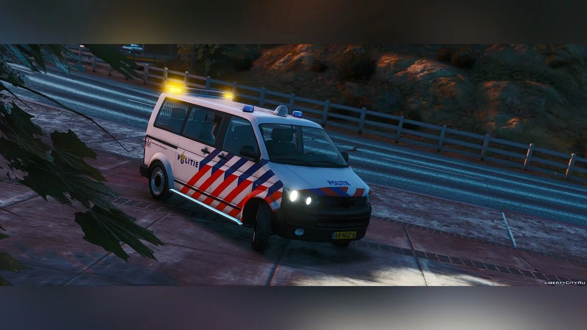Volkswagen T5 Policía Holandesa [ELS] 0.1 [BETA] / GTA 5