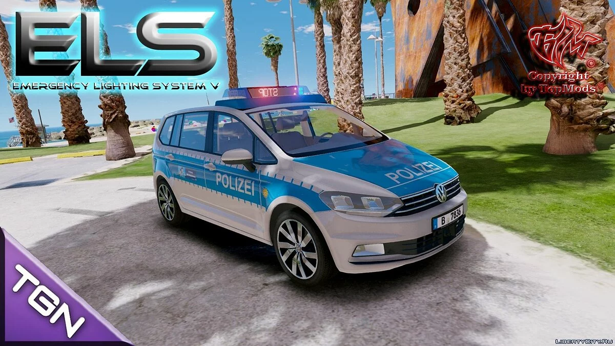 2016年大众Touran柏林警车 [ELS] 1.0 / GTA 5
