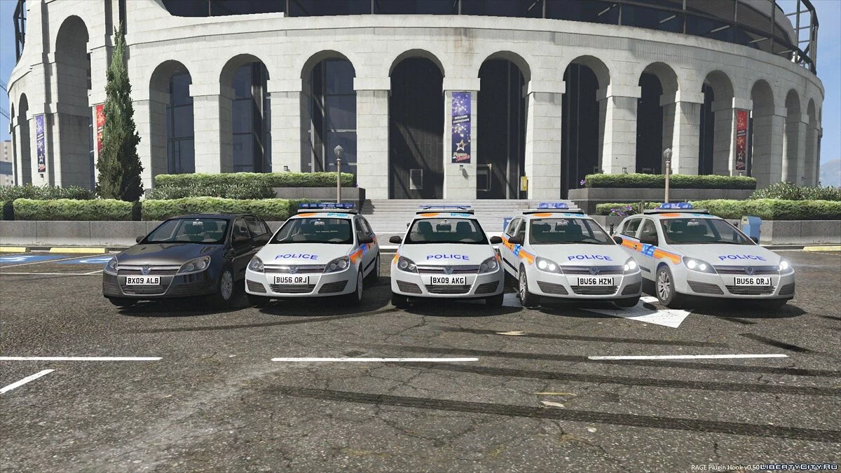 Paquete Vauxhall Astra de la Policía Metropolitana 2005 - 2010 [ELS] / GTA 5