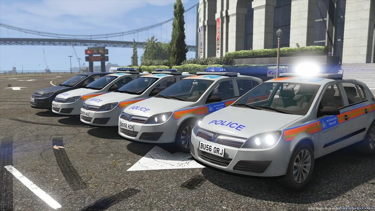 Paquete Vauxhall Astra de la Policía Metropolitana 2005 - 2010 [ELS] / GTA 5