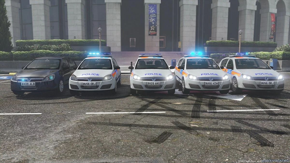 Paquete Vauxhall Astra de la Policía Metropolitana 2005 - 2010 [ELS] / GTA 5