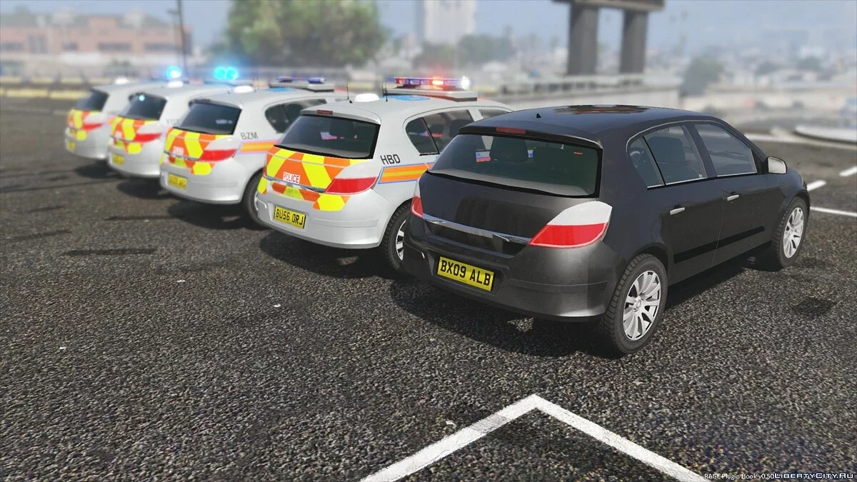 Paquete Vauxhall Astra de la Policía Metropolitana 2005 - 2010 [ELS] / GTA 5